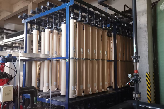 150 L/M2 ระบบ Ultrafiltration การบําบัดน้ําเสีย Ultrafiltration เครื่องกรอง Membrane